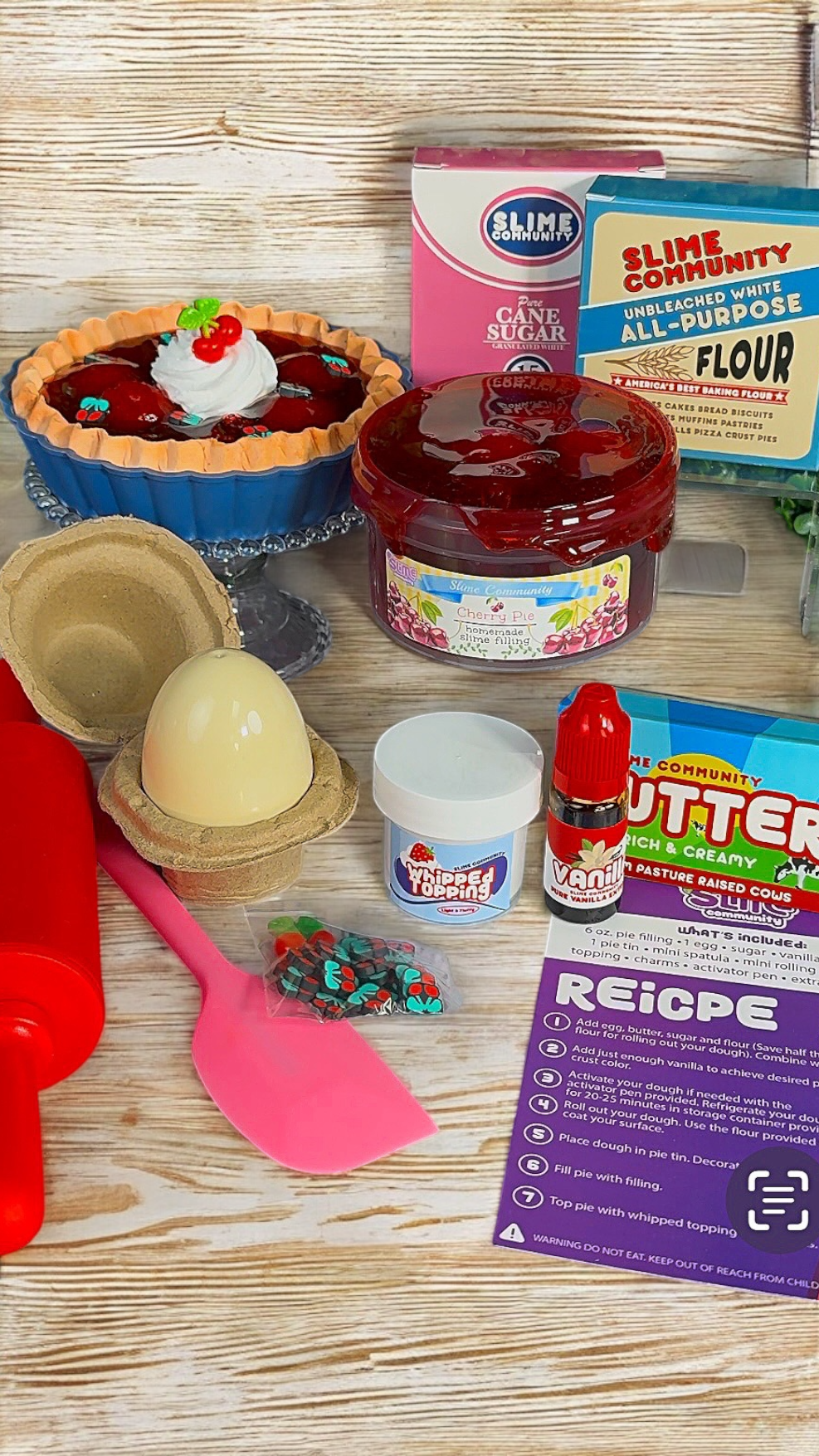 Slime Baking Kit-Cherry Pie