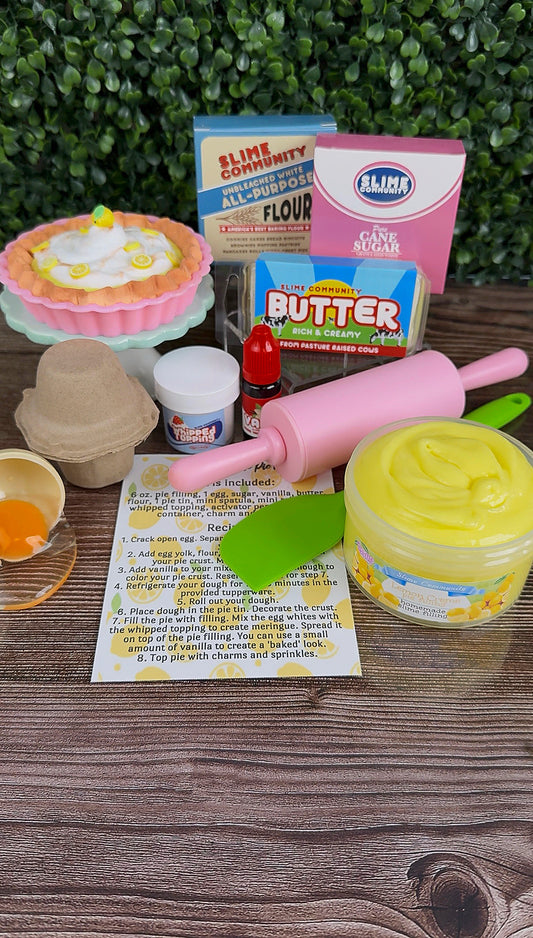 Slime Baking Kit-Lemon Meringue Pie