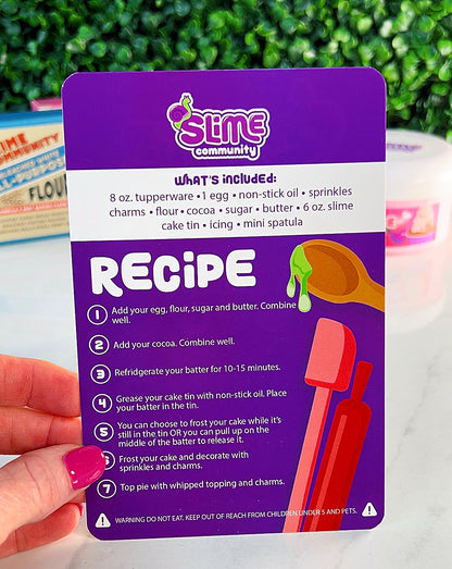 Slime Baking Kit-Cherry Pie