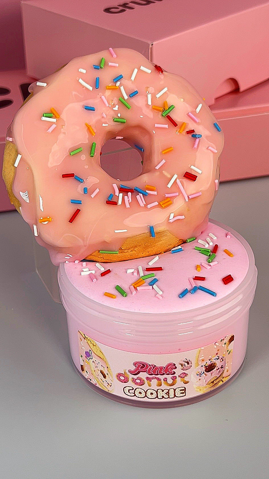 Pink Donut Cookie