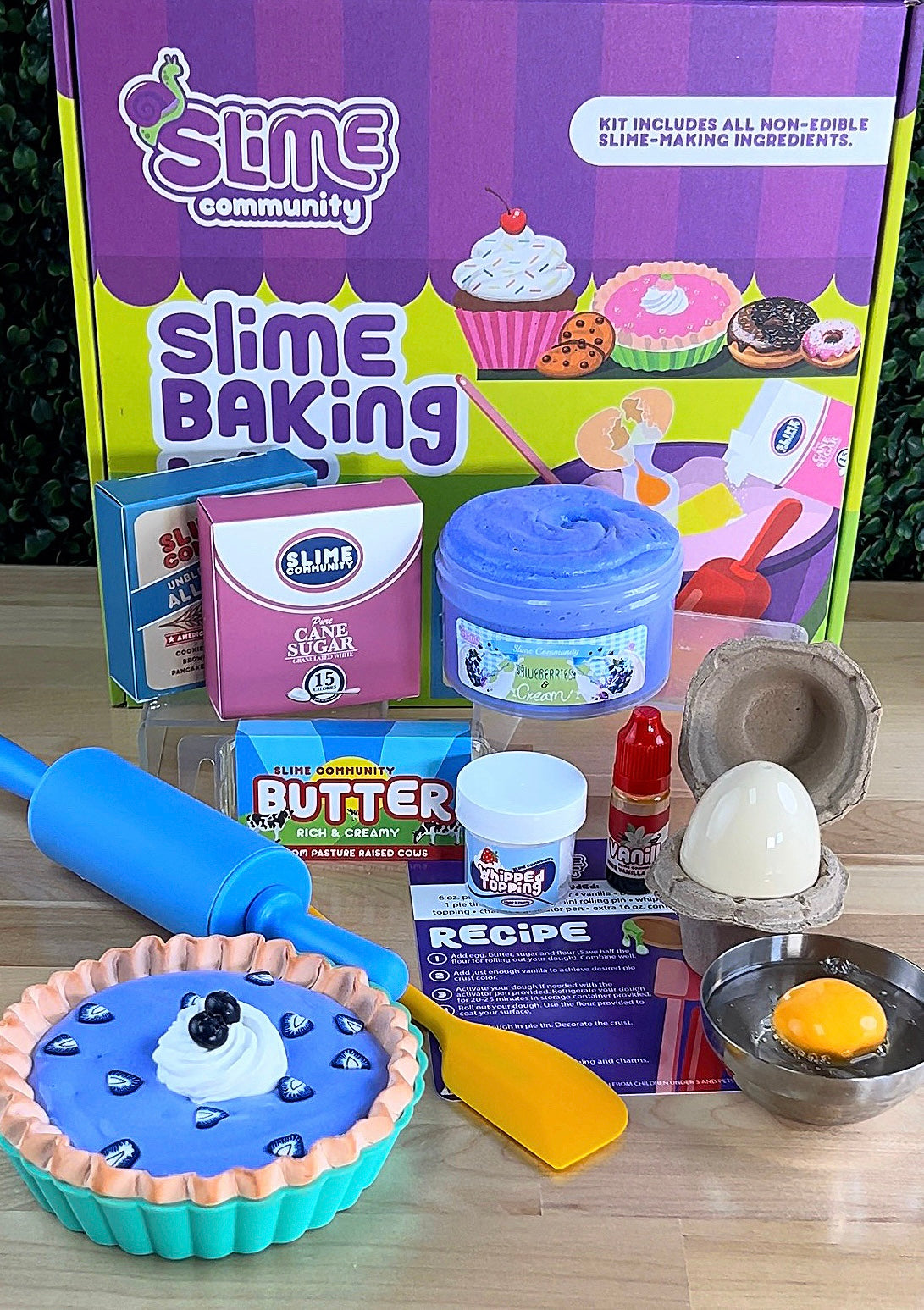 Slime Baking Kit-Blueberries and Cream