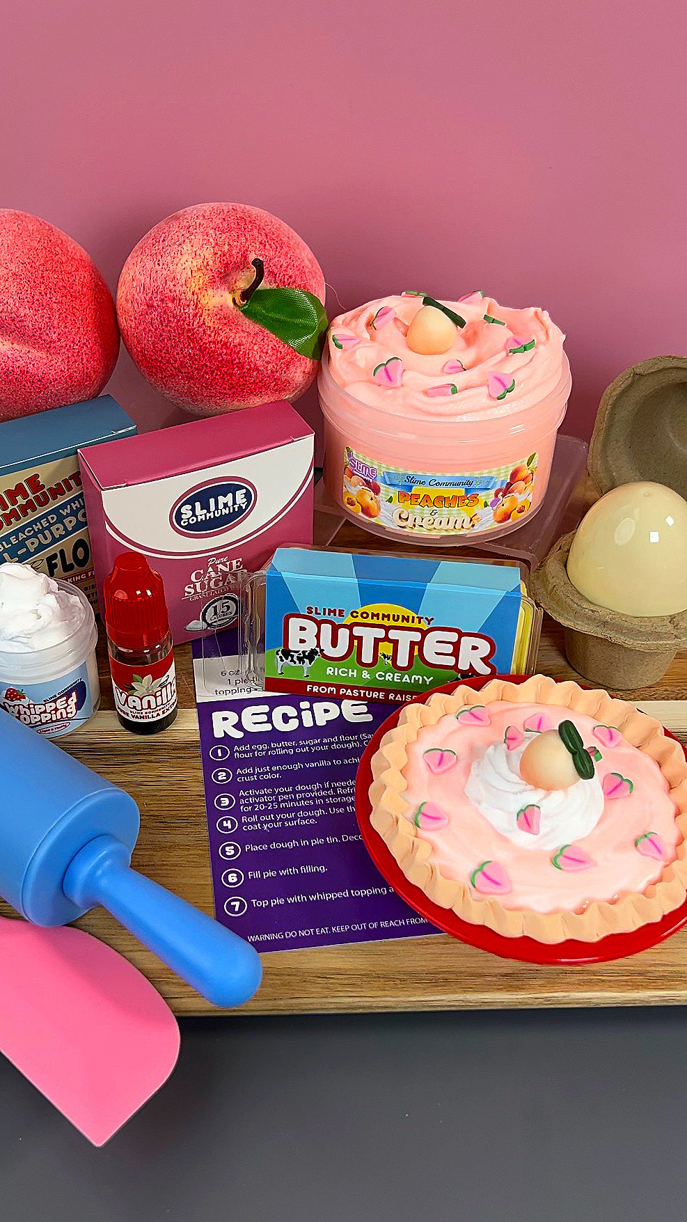 Slime Baking Kit-Peaches & Cream