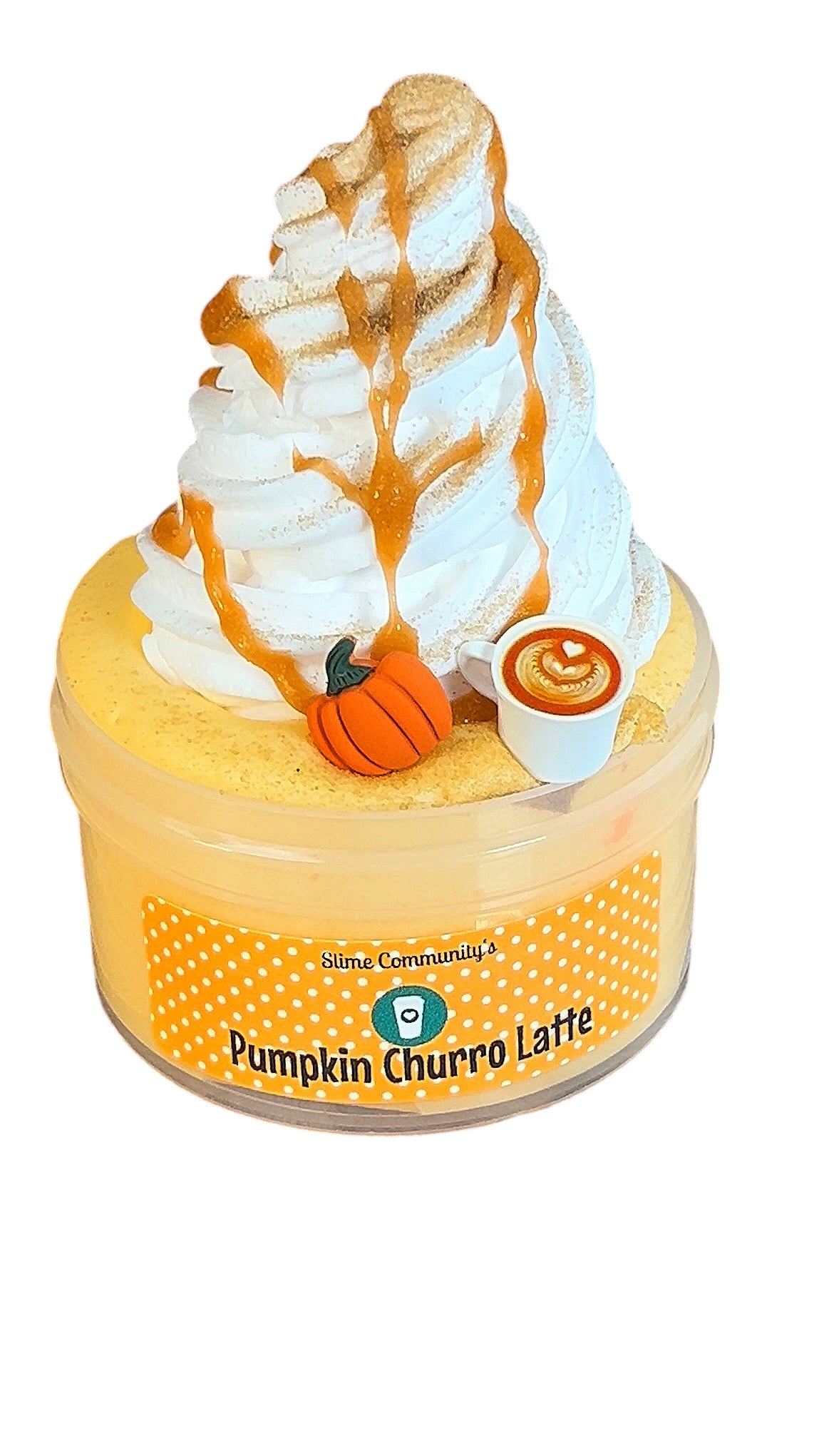 Pumpkin Churro Latte-a DIY slime kit