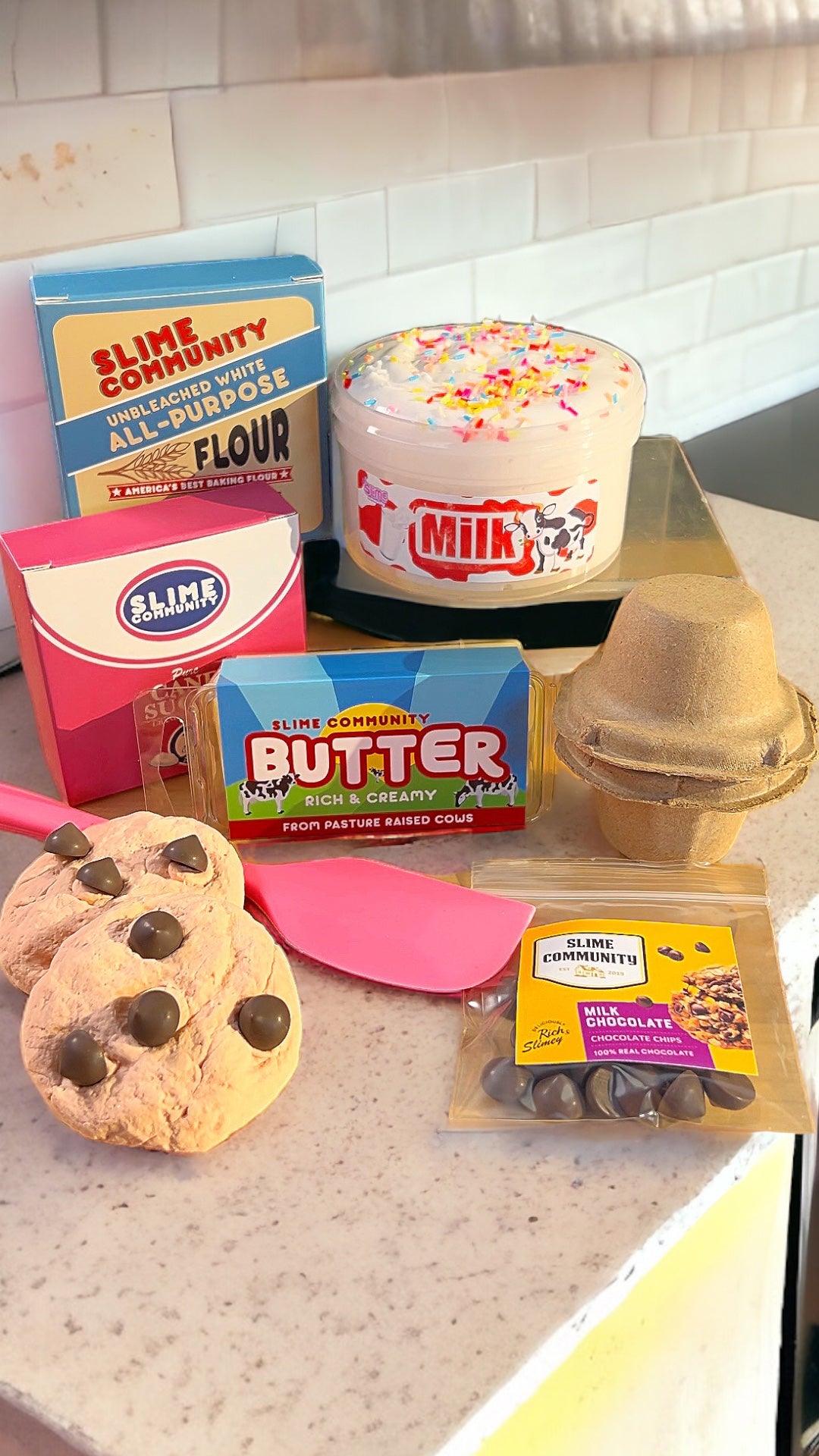 Slime Baking Kit-Chocolate Chip Cookie Kit