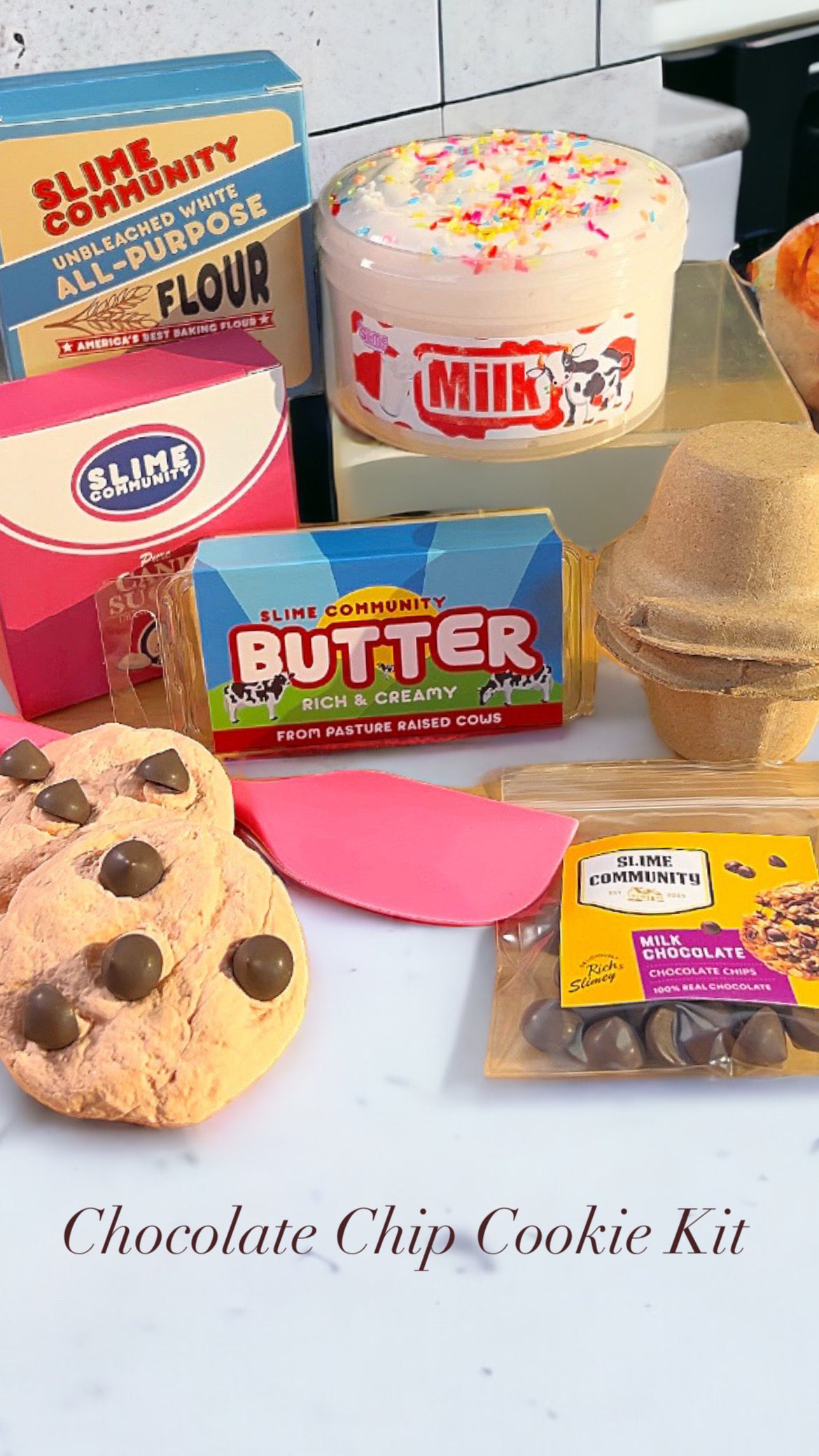 Slime Baking Kit-Chocolate Chip Cookie Kit