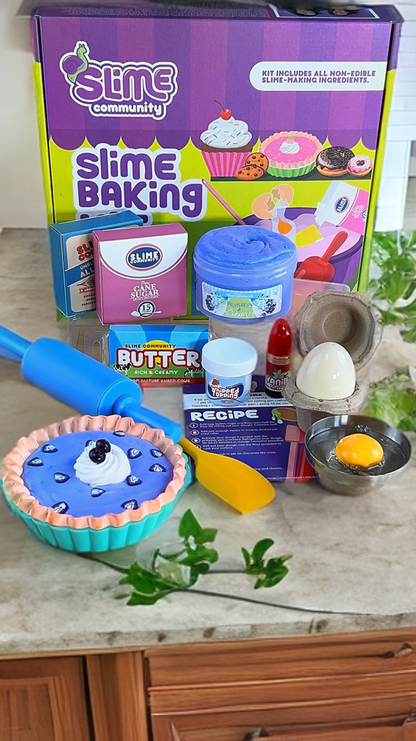 Slime Baking Kit-Blueberries and Cream