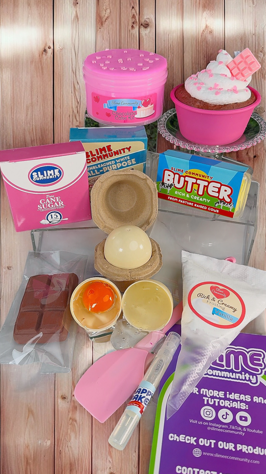 Slime Baking Kit-Valentine's Chocolate Cake Kit