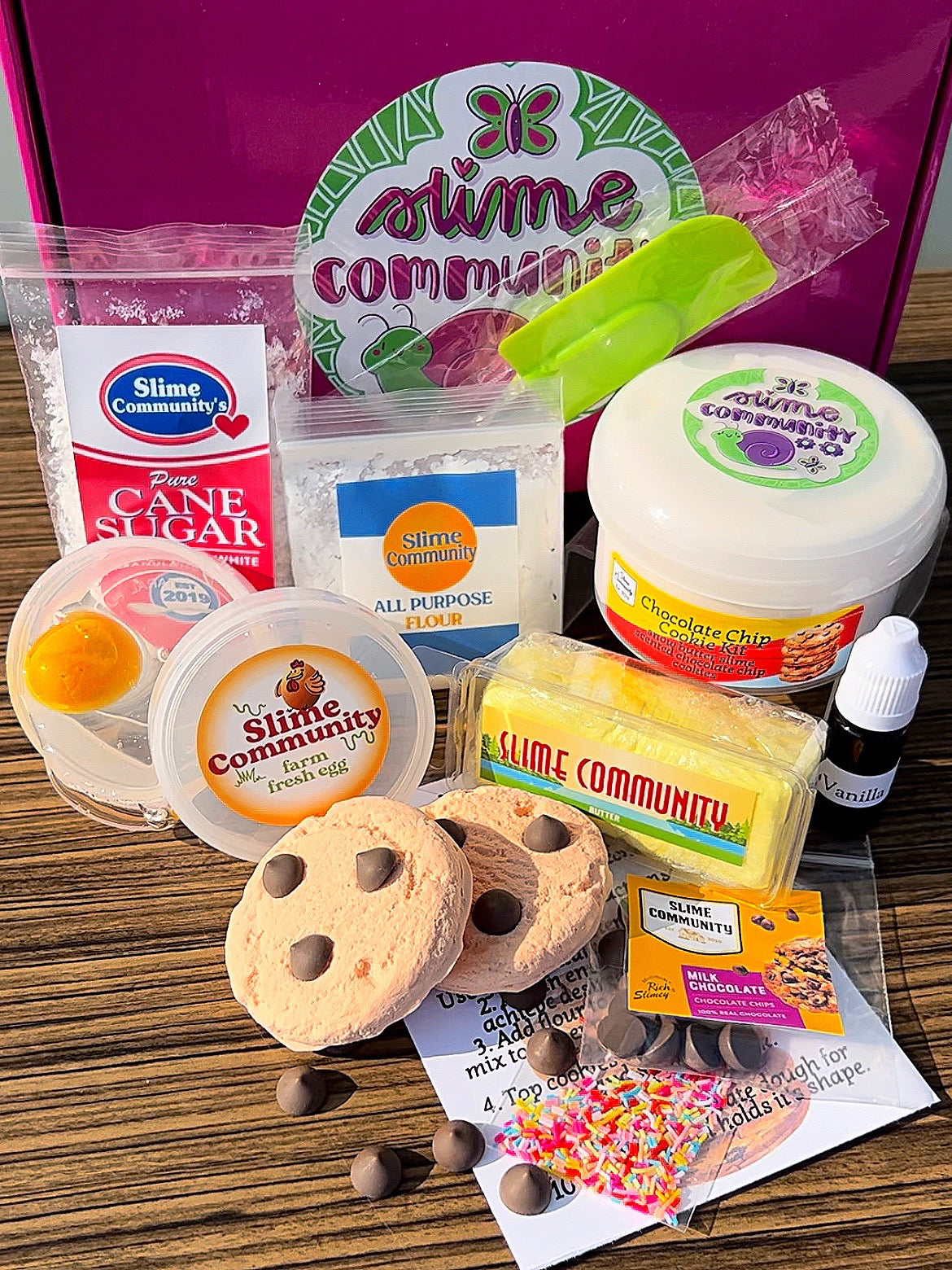 Slime Baking Kit-Gingerbread Cookie Kit-DIY slime kit – Slime Community